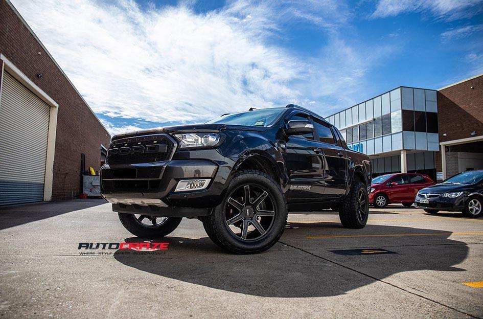FORD RANGER REVERT SATIN BLACK MILLED ACCENTS